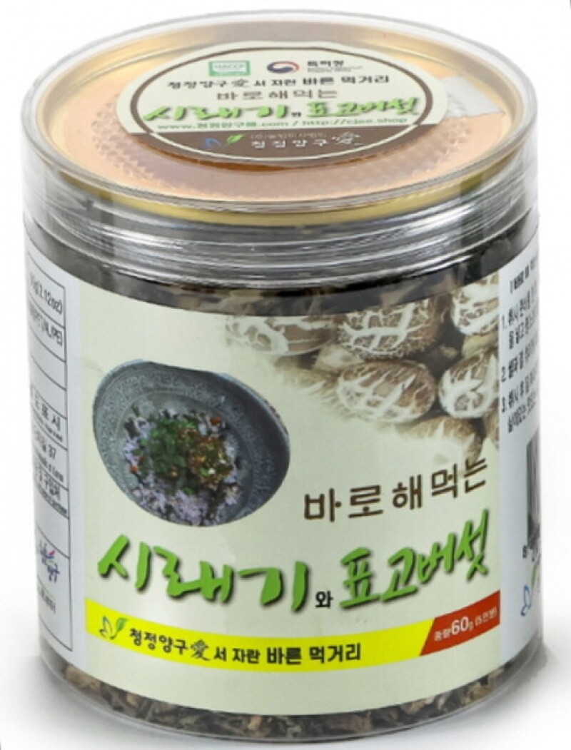 강원더몰,청정양구애 바로해먹는 시래기와 표고버섯 60g(5인분)