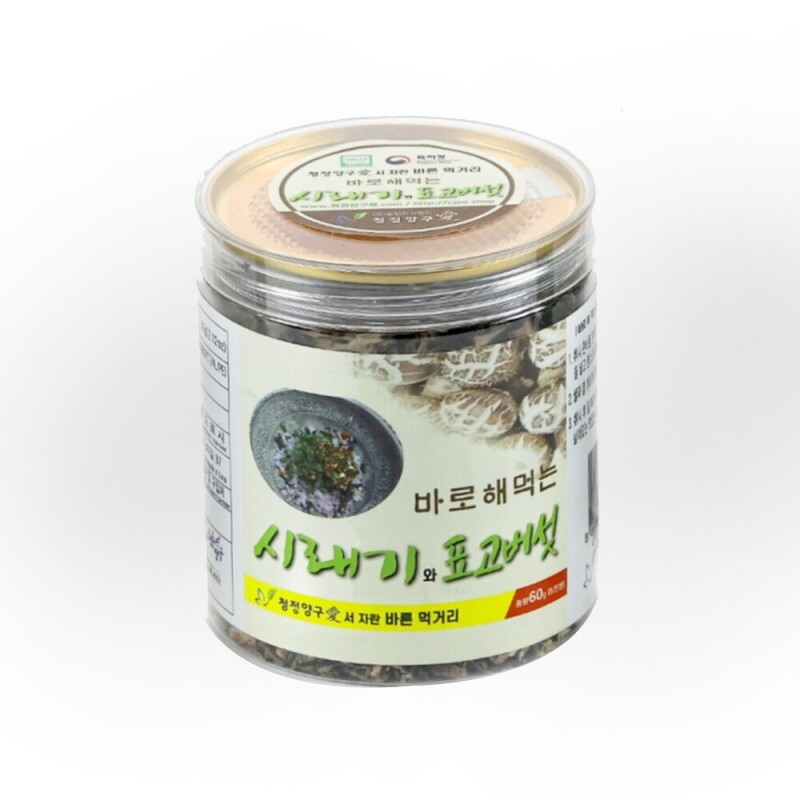 청정양구애,청정양구애 바로해먹는 시래기와 표고버섯 60g(5인분)